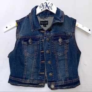 NEW LOOK Dark Jean Vest